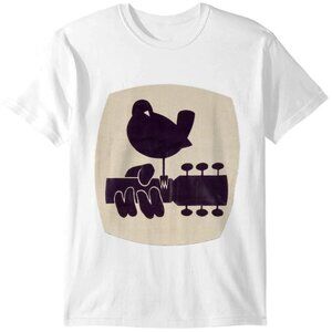 Woodstock 1969 Concert Graphic T-Shirt Classic Rock Music Festival Fan Tee 166